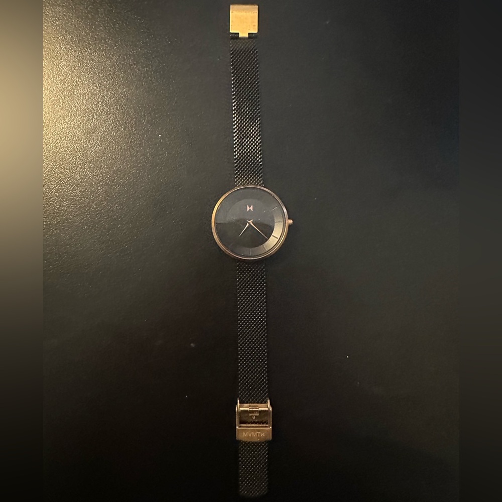 MVMT Madison Black & Rose Gold Watch 32mm